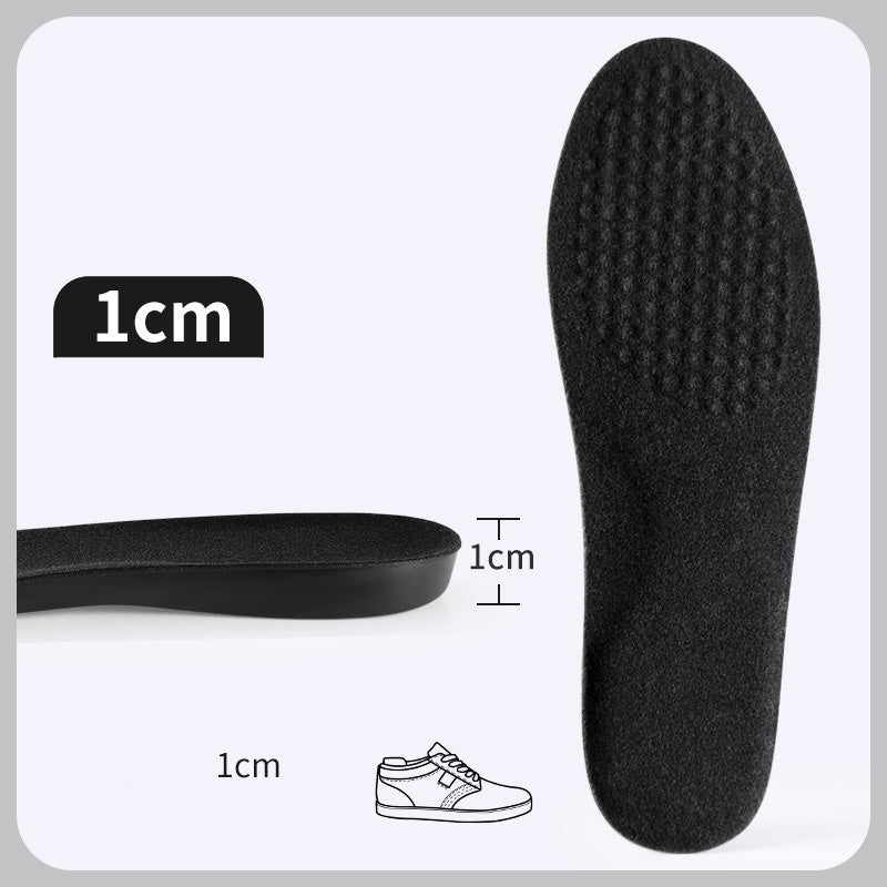 🔝 StepUp Insoles - מדרסים להגבהה נוחה ובלתי נראית -  שחור