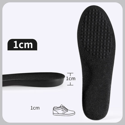 🔝 StepUp Insoles - מדרסים להגבהה נוחה ובלתי נראית -  שחור