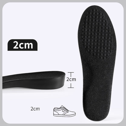 🔝 StepUp Insoles - מדרסים להגבהה נוחה ובלתי נראית -  שחור