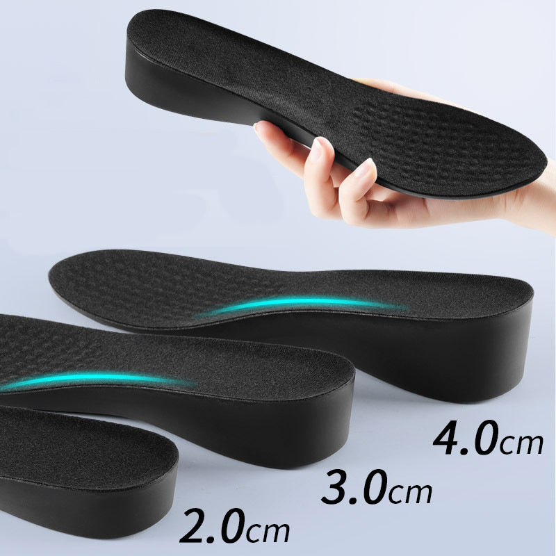 🔝 StepUp Insoles - מדרסים להגבהה נוחה ובלתי נראית -  שחור