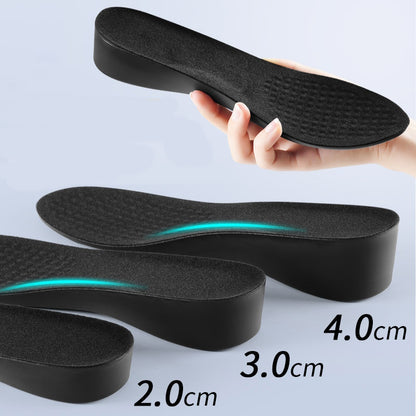 🔝 StepUp Insoles - מדרסים להגבהה נוחה ובלתי נראית -  שחור