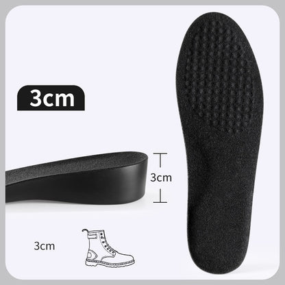 🔝 StepUp Insoles - מדרסים להגבהה נוחה ובלתי נראית -  שחור