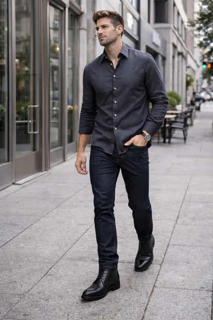 מגפי אלגנט מעור יוקרתיות דגם RoyalRise Boots