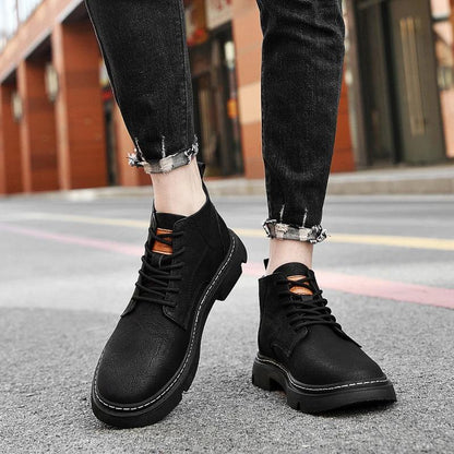 מגפיים דגם Platform Loafers - StepUp Shoes