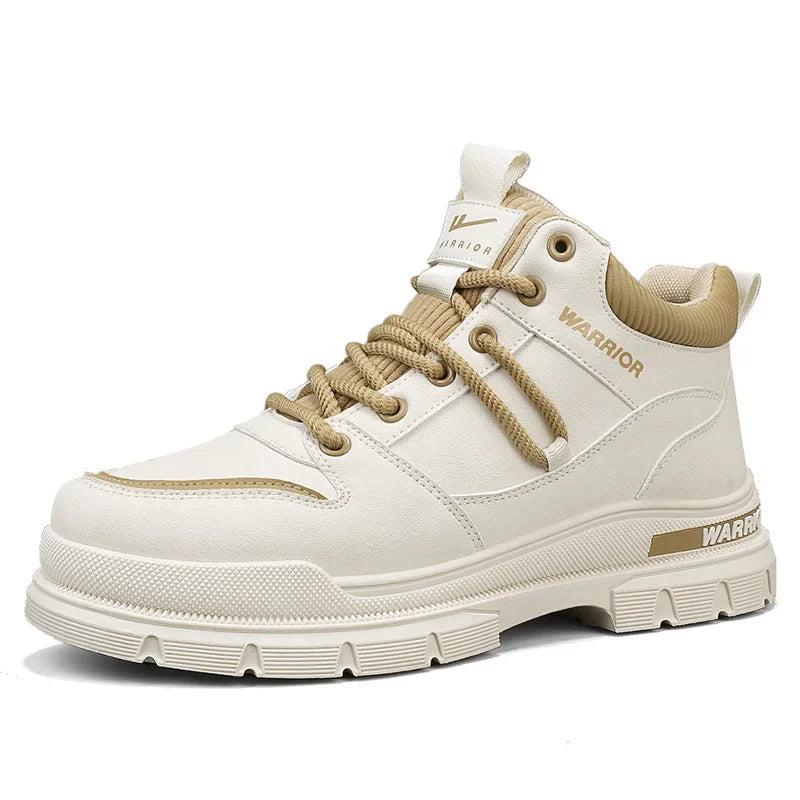 Backlash Men'S Shoes 2024 Autumn New High-Top Martins Boots Hard Han Outdoor Work Shoes Men'S Sports Casual Shoes