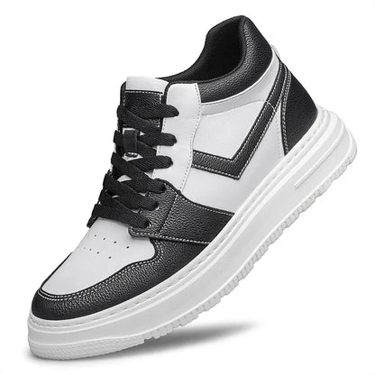 2024 New Invisible Men'S Shoe Height Increasing 6CM Board Shoe Breathable plus Size Casual Trendy Shoe Summer Season