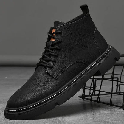 מגפיים דגם Platform Loafers - StepUp Shoes