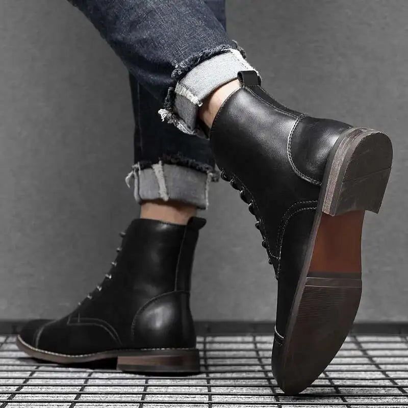 STEPUP SHOES | מגפיים מגביהות דגם Camden | נעליים מגביהות