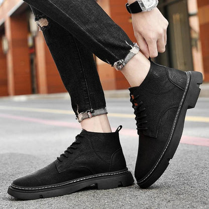 מגפיים דגם Platform Loafers - StepUp Shoes