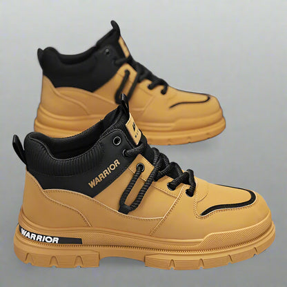 Backlash Men'S Shoes 2024 Autumn New High-Top Martins Boots Hard Han Outdoor Work Shoes Men'S Sports Casual Shoes