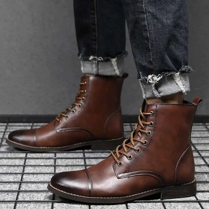 STEPUP SHOES | מגפיים מגביהות דגם Camden | נעליים מגביהות