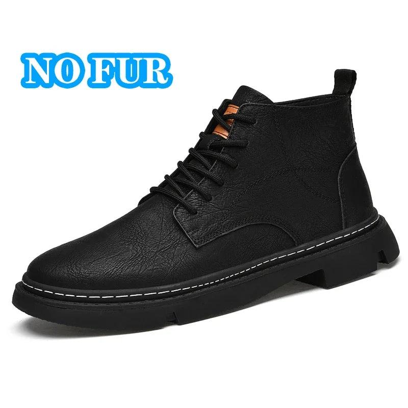 מגפיים דגם Platform Loafers - StepUp Shoes