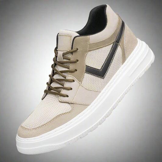 2024 New Invisible Men'S Shoe Height Increasing 6CM Board Shoe Breathable plus Size Casual Trendy Shoe Summer Season