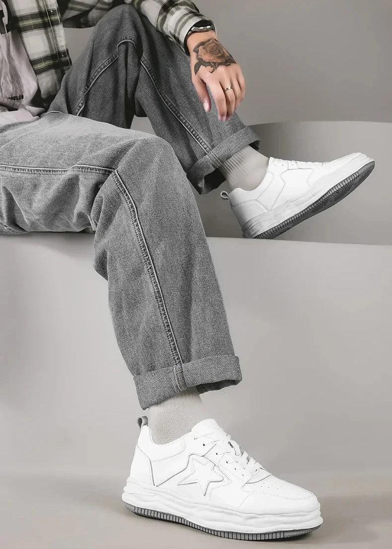 נעלי סניקרס מגביהות דגם High Vibe Sneakers - StepUp Shoes