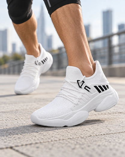 נעלי ספורט מגביהות Nimbus Lift Sport לגברים בצבע לבן, צילום לייפסטייל