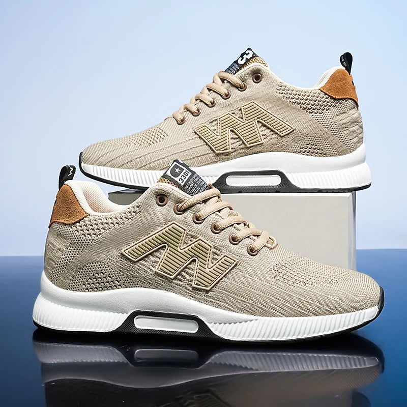 New Summer Men Shoes 6CM Elevator Shoes Fashion Breathable Casual Sneakers Man Big Size Heightening Shoes Men'S Vulcanize Shoes