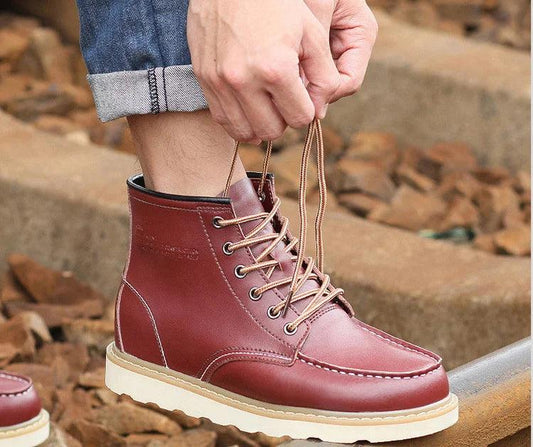 מגפי גברים מגביהות דגם Vertical Vault - StepUp Shoes