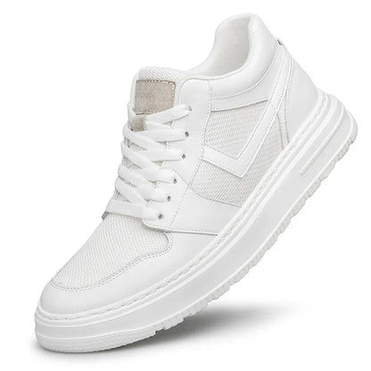 2024 New Invisible Men'S Shoe Height Increasing 6CM Board Shoe Breathable plus Size Casual Trendy Shoe Summer Season
