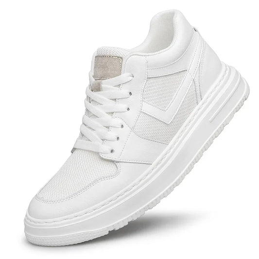 2024 New Invisible Men'S Shoe Height Increasing 6CM Board Shoe Breathable plus Size Casual Trendy Shoe Summer Season
