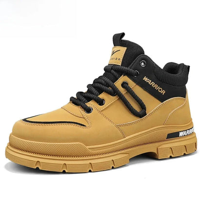 Backlash Men'S Shoes 2024 Autumn New High-Top Martins Boots Hard Han Outdoor Work Shoes Men'S Sports Casual Shoes