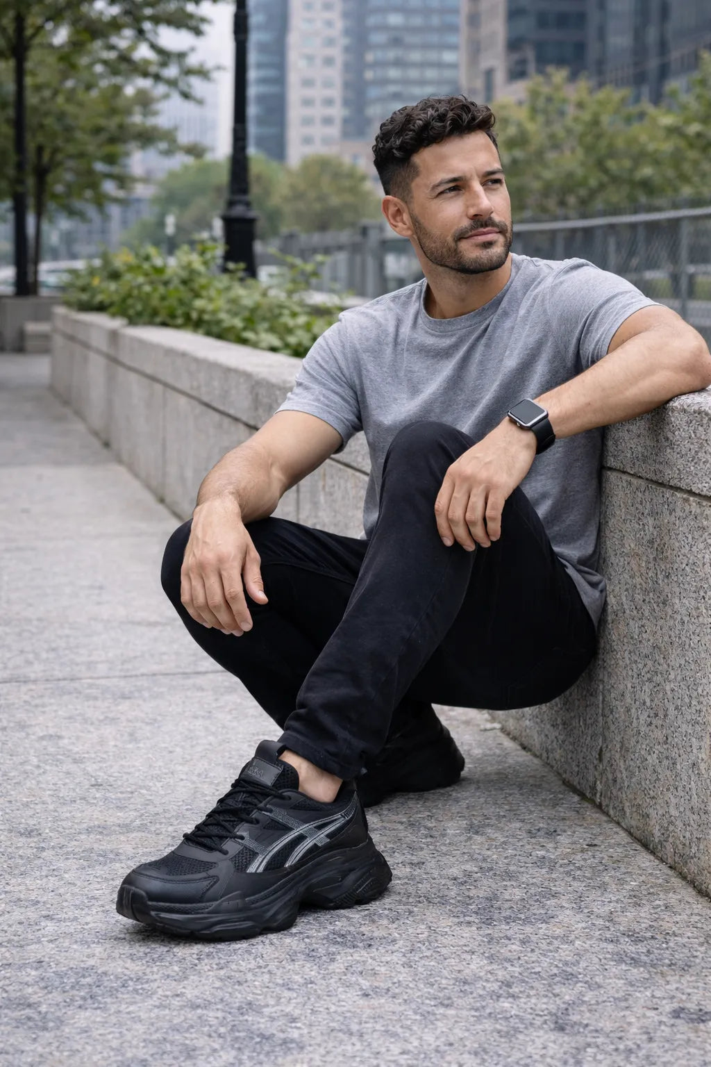 נעלי סניקרס מגביהות דגם Terra Stride