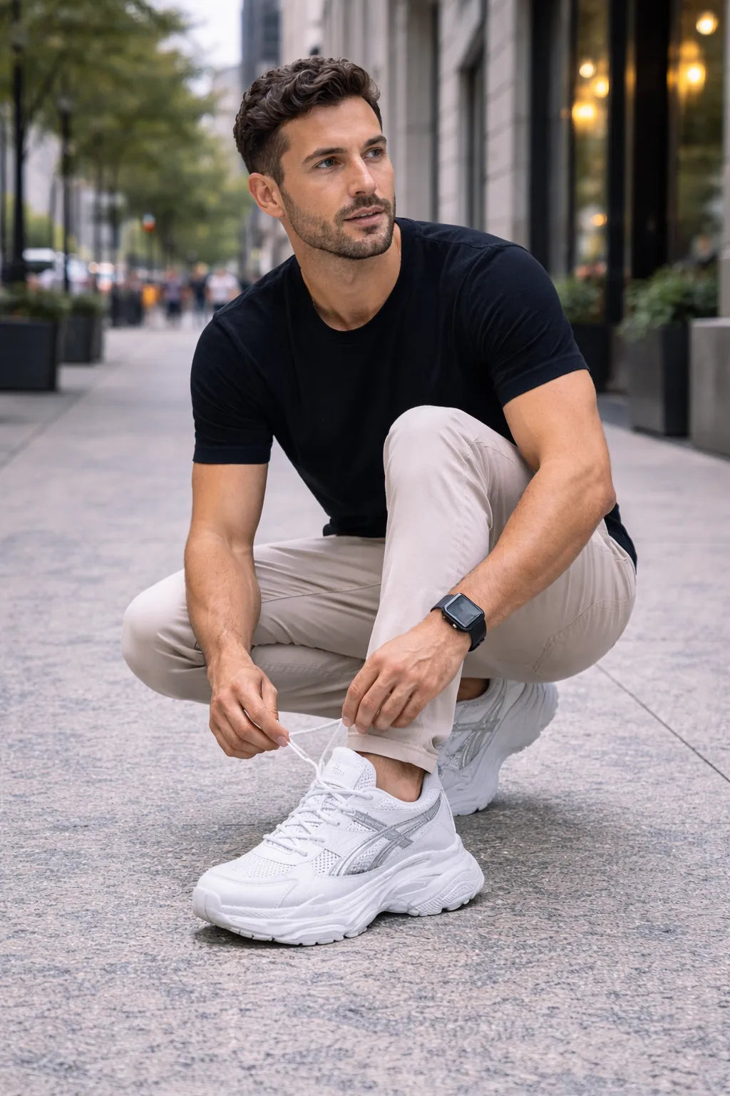 נעלי סניקרס מגביהות דגם Terra Stride