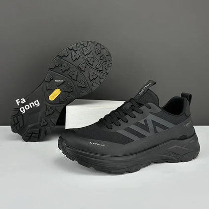 Men'S Summer New Sport Shoes Breathable Mesh Outdoor Running Shoes Thick Bottom Anti-Slip Soft Sole Casual Shoes