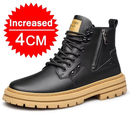 Increase 8Cm Male Shoes Inner Height Increase Sneakers Men'S Shoes Sports Leisure Shoes Elevator Shoes Big Size 37-48