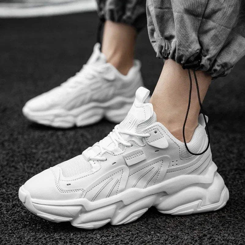 Elevator Shoes Men Hidden Heels 8Cm 6Cm Taller Sneakers Heightening Shoes for Men Fashion Breathable Sports Shoe plus Size 46