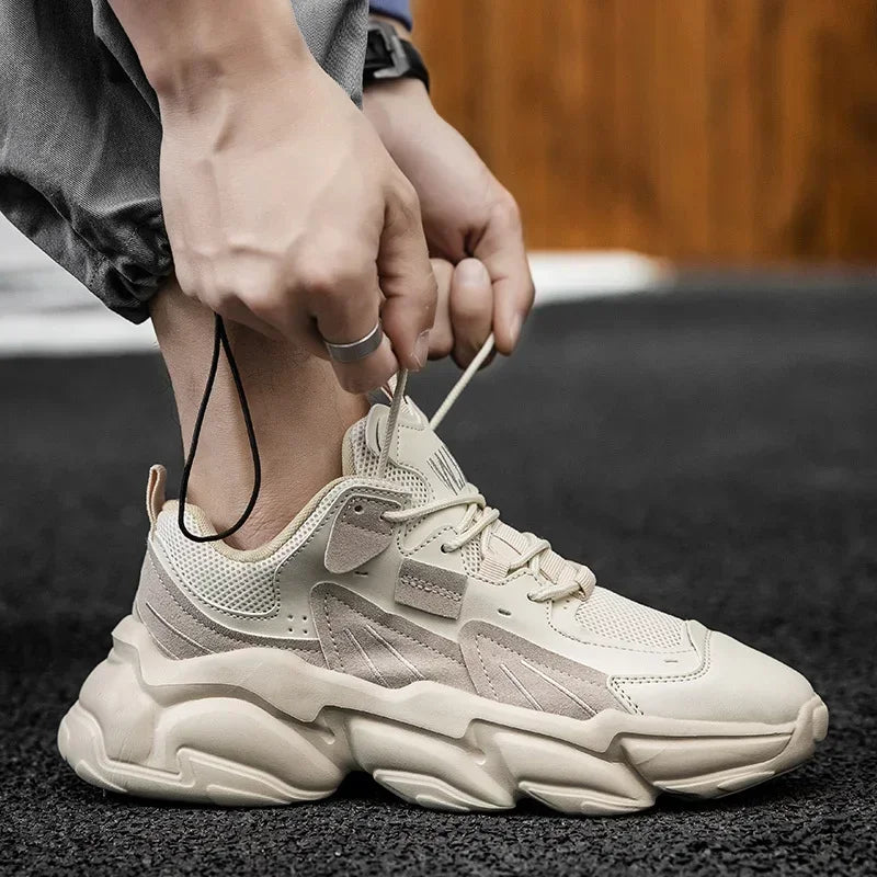 Elevator Shoes Men Hidden Heels 8Cm 6Cm Taller Sneakers Heightening Shoes for Men Fashion Breathable Sports Shoe plus Size 46