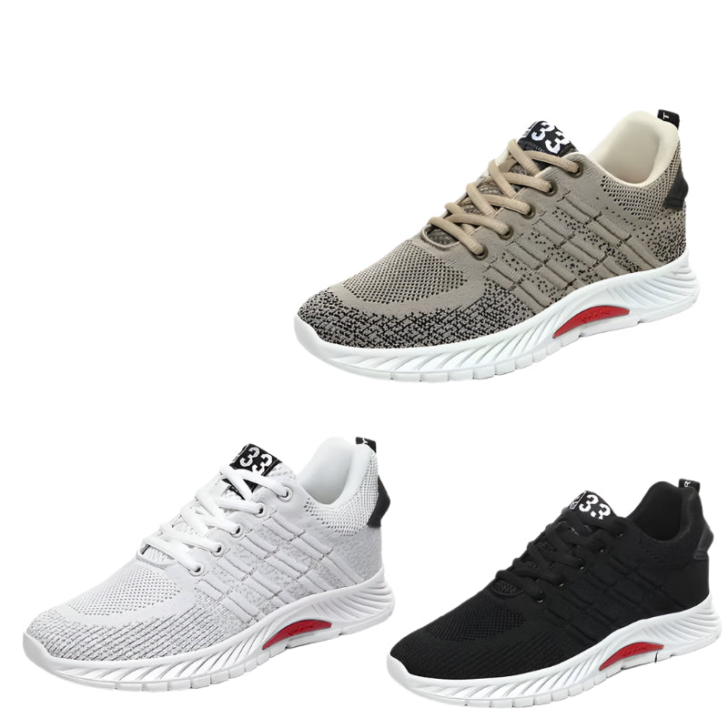 Sneakers Men Elevator Shoes Height Man Mesh Tall Fashion Sports plus Size 37-46