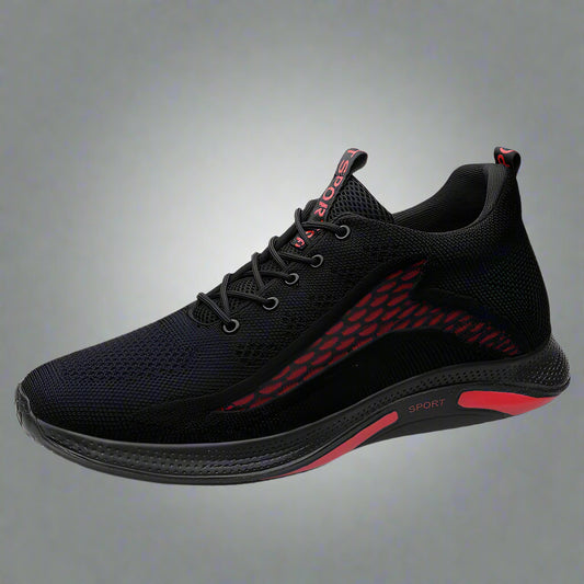 Fashion Elevator Shoes Men'S White Sneakers Hidden Heels Heightening Shoes for Men Black Breathable Mesh 8CM Sports Taller Shoes